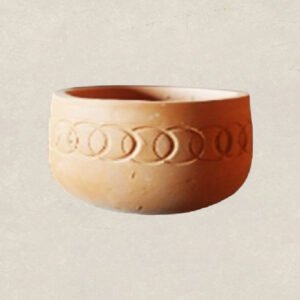 Egg-Shaped Terracotta Pot