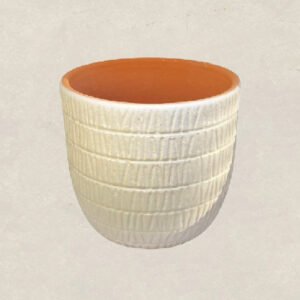 White Terracotta Pots